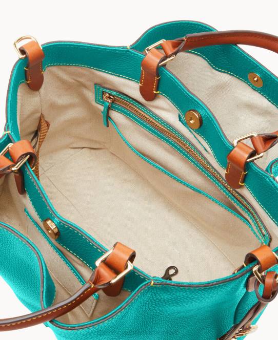 Dooney & Bourke småstenskorn stor barlow JV0J505 poser grøn mynte