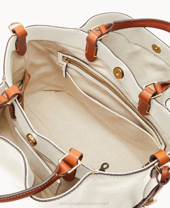 Dooney & Bourke småstenskorn stor barlow JV0J506 poser hvid