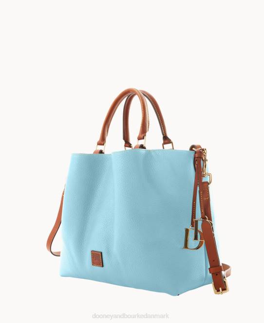 Dooney & Bourke småstenskorn stor barlow JV0J507 poser caribisk blå