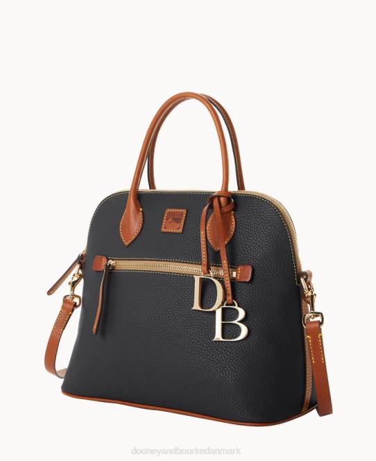 Dooney & Bourke småstenskorn stor kuppeltaske JV0J78 poser sort