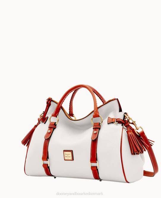 Dooney & Bourke småstenskorn stor taske JV0J475 poser hvid