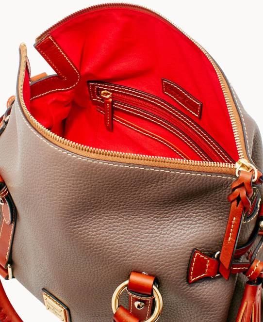 Dooney & Bourke småstenskorn stor taske JV0J477 poser elefant