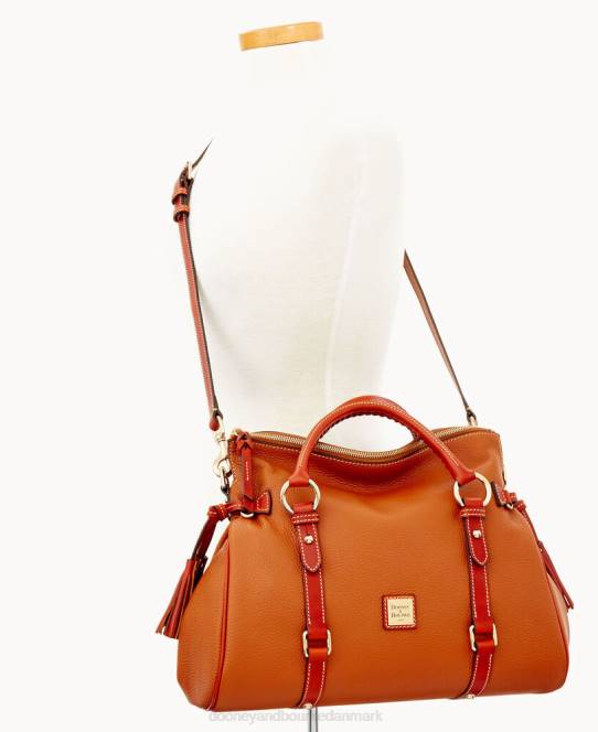 Dooney & Bourke småstenskorn stor taske JV0J478 poser karamel