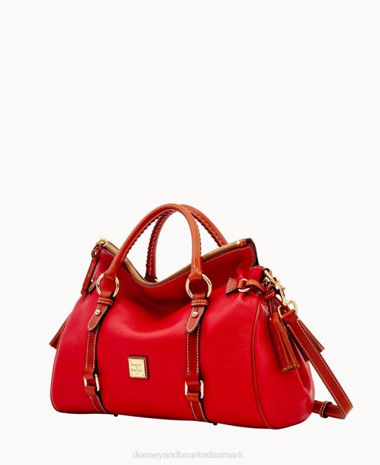 Dooney & Bourke småstenskorn stor taske JV0J481 poser rød
