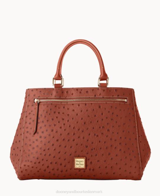 Dooney & Bourke struds lynlåstaske JV0J241 poser cognac