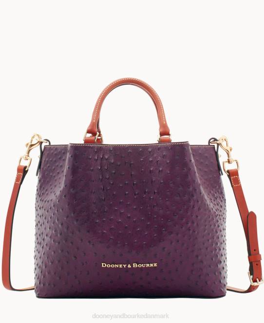 Dooney & Bourke struds stor barlow JV0J185 poser blomme vin