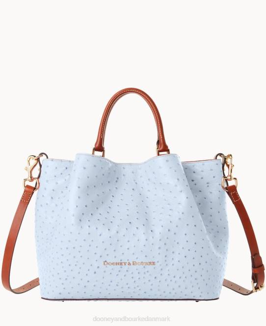 Dooney & Bourke struds stor barlow JV0J186 poser gletsjerblå