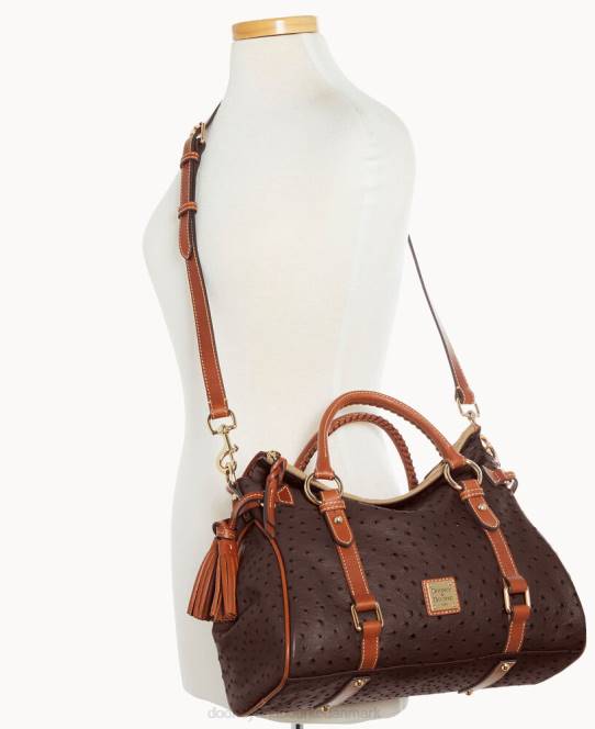 Dooney & Bourke struds stor taske JV0J391 poser brun tmoro