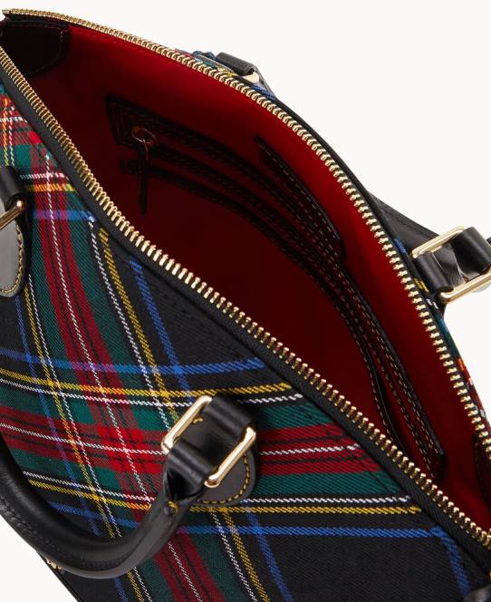 Dooney & Bourke tartan darcy taske JV0J621 poser sort