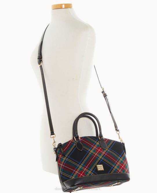 Dooney & Bourke tartan darcy taske JV0J621 poser sort