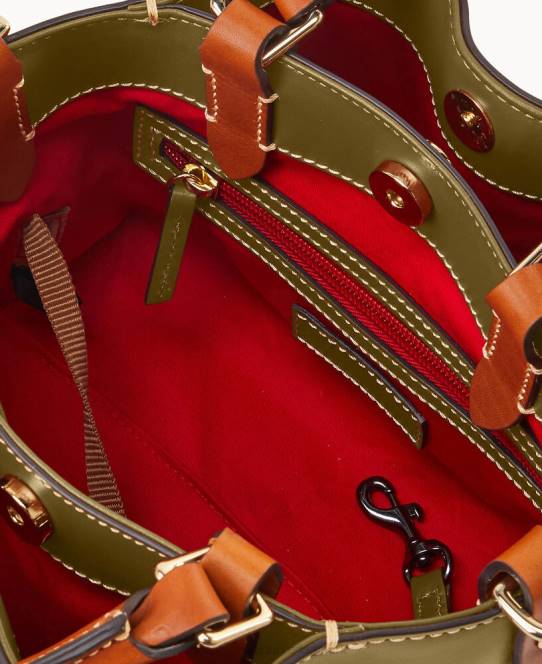 Dooney & Bourke wexford læder mini barlow JV0J559 poser oliven