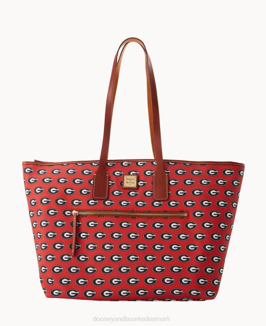Dooney & Bourke Collegiate University of Georgia stor kasse JV0J1286 poser u af georgien