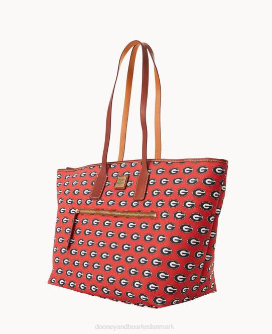 Dooney & Bourke Collegiate University of Georgia stor kasse JV0J1286 poser u af georgien