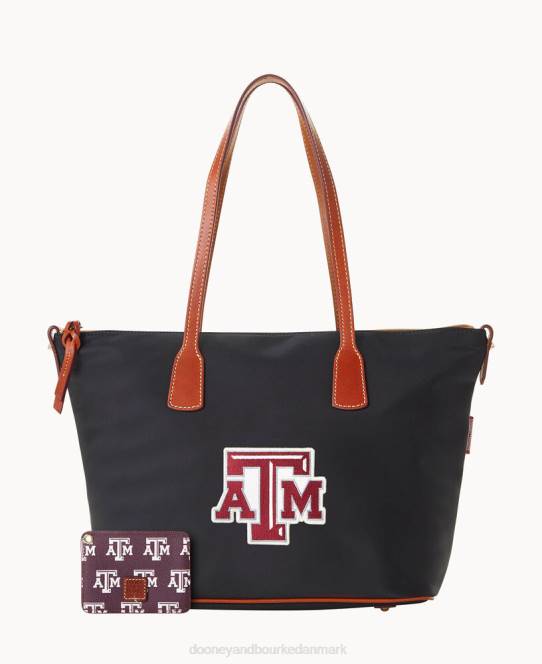 Dooney & Bourke Collegiate texas achr(38)m top med lynlås JV0J1083 poser texas a&m