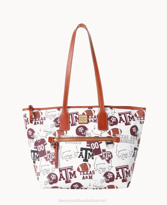 Dooney & Bourke Collegiate texas achr(38)m tote JV0J1010 poser texas a&m