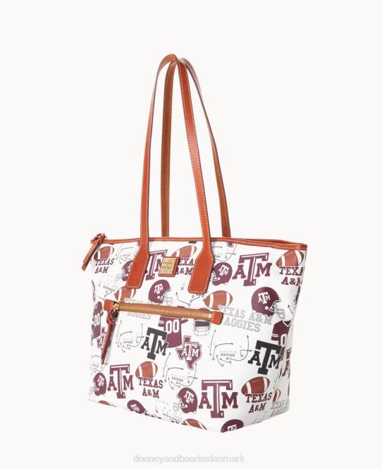 Dooney & Bourke Collegiate texas achr(38)m tote JV0J1010 poser texas a&m
