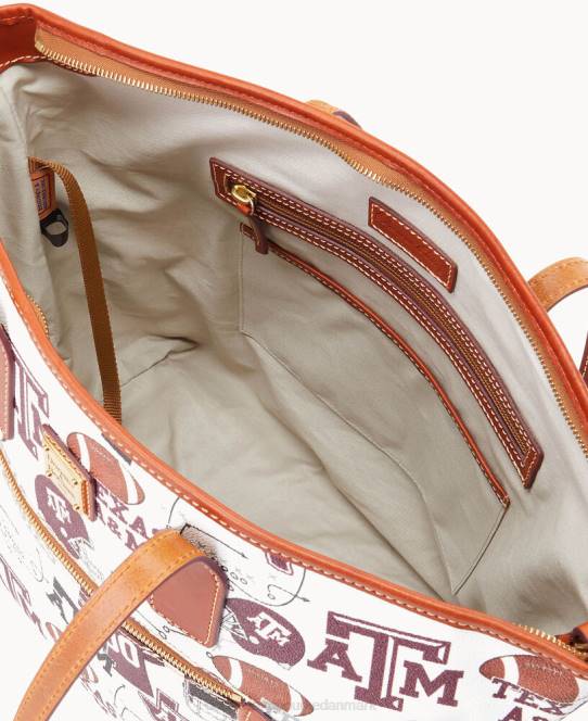 Dooney & Bourke Collegiate texas achr(38)m tote JV0J1010 poser texas a&m