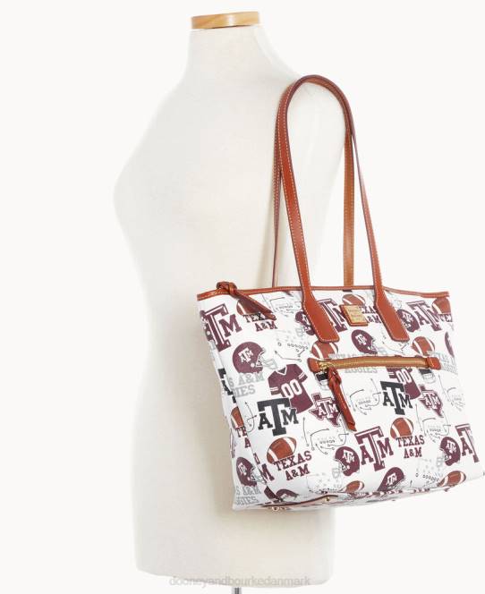 Dooney & Bourke Collegiate texas achr(38)m tote JV0J1010 poser texas a&m