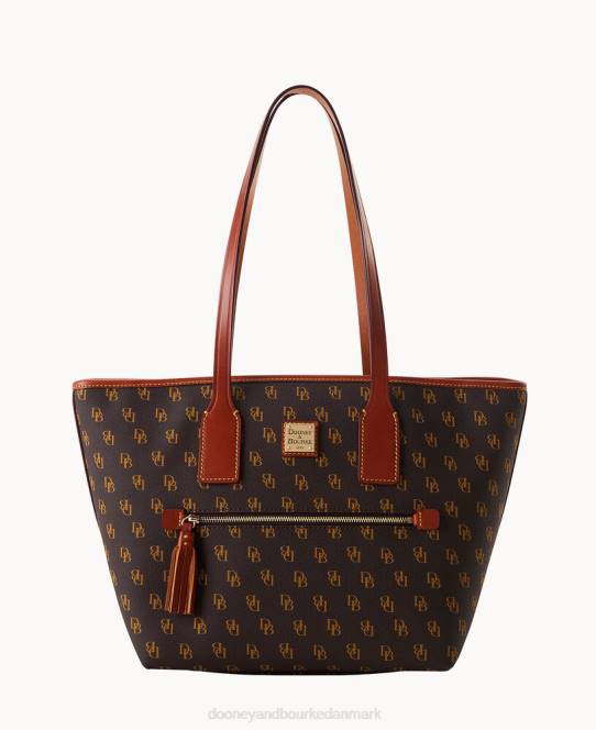 Dooney & Bourke Gretta lille tote JV0J1368 poser brun tmoro