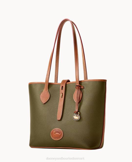 Dooney & Bourke alt vejr læder 3.0 tote 36 JV0J1102 poser grøn