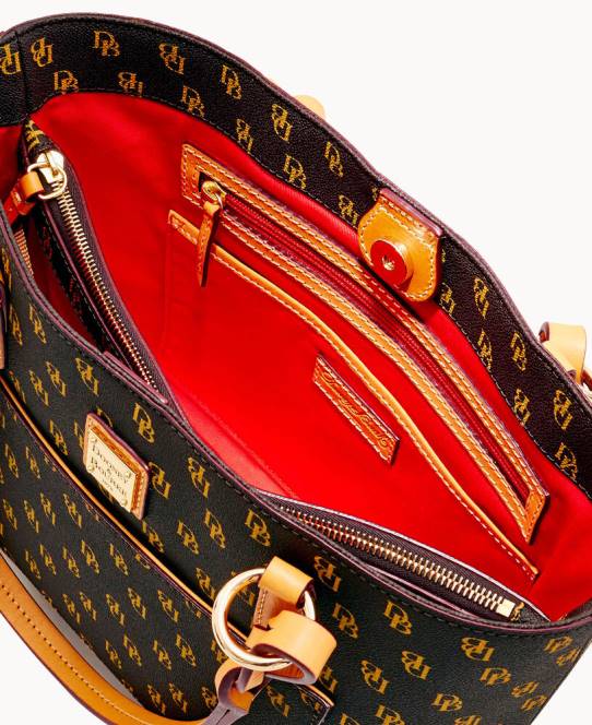 Dooney & Bourke blakely lille tammy tote JV0J1164 poser brun tmoro