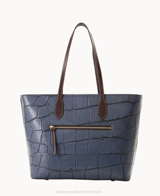 Dooney & Bourke denison stor tote JV0J1424 poser stål blå