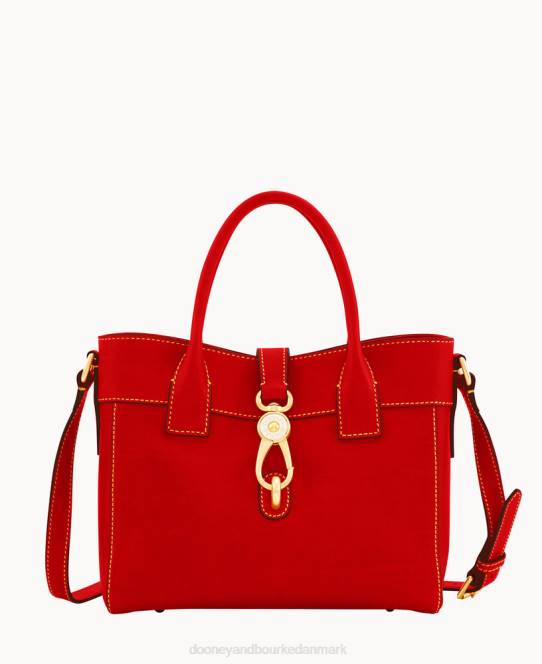Dooney & Bourke florentinsk amelie tote JV0J1115 poser rød