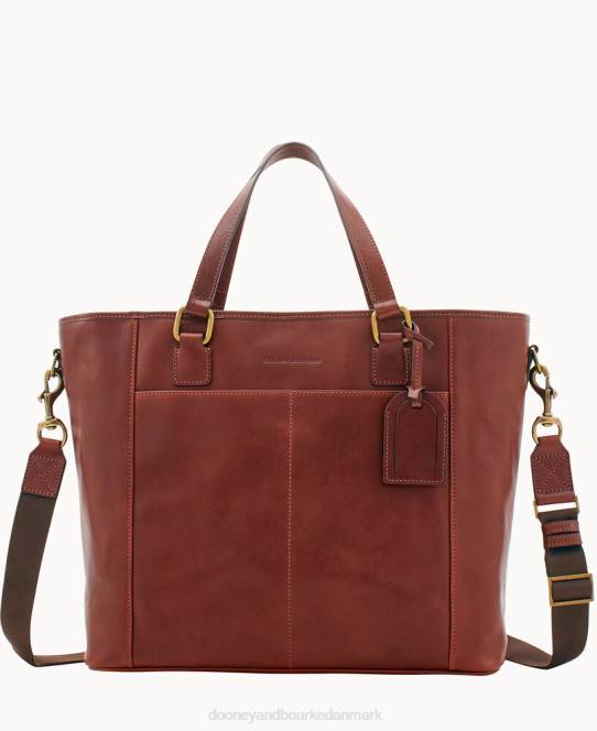 Dooney & Bourke florentinsk newport-tote JV0J971 poser kastanje