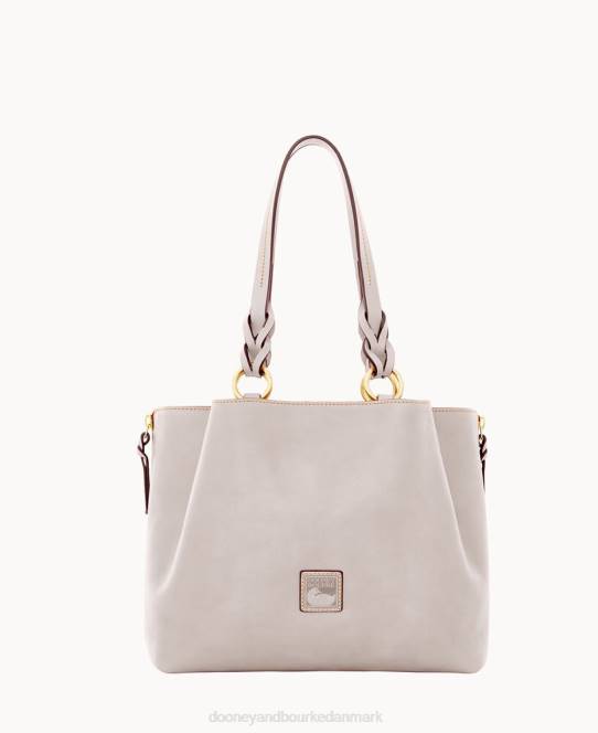 Dooney & Bourke florentinsk stor lynlåsbarlow JV0J962 poser ecru