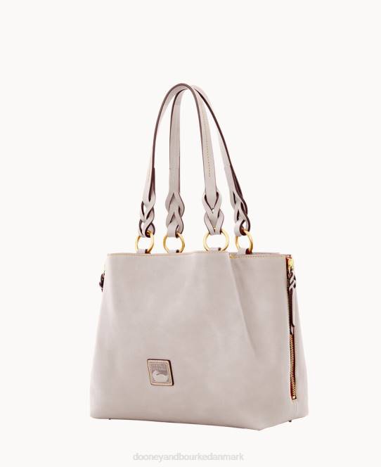 Dooney & Bourke florentinsk stor lynlåsbarlow JV0J962 poser ecru