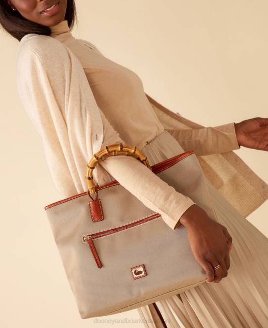 Dooney & Bourke håndtag i bambus JV0J1009 poser kaki
