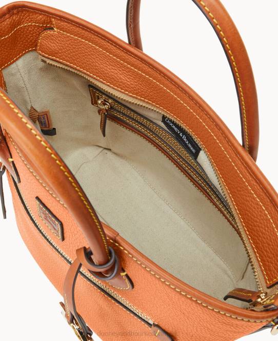 Dooney & Bourke håndtag med småsten JV0J1125 poser fransk karamel