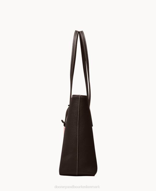 Dooney & Bourke henrys lynlås top tote JV0J1000 poser brun tmoro
