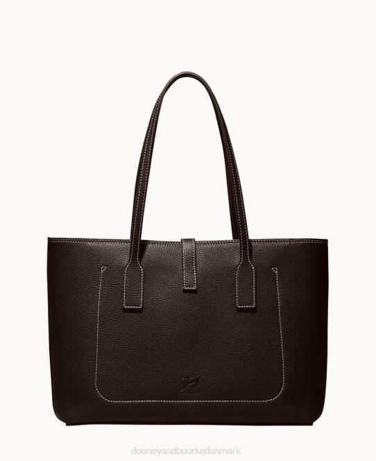 Dooney & Bourke henrys lynlås top tote JV0J1000 poser brun tmoro