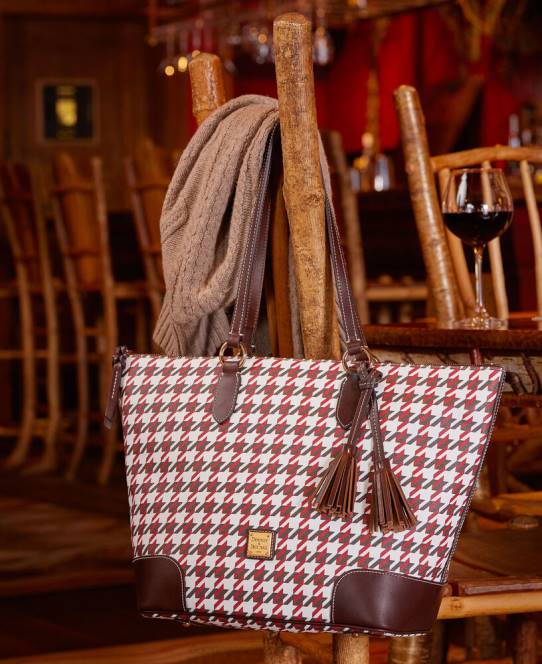 Dooney & Bourke houndstooth karriere-tote JV0J1406 poser sort