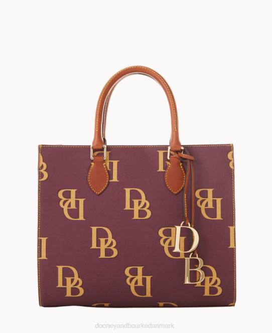 Dooney & Bourke monogram janine JV0J598 poser vin