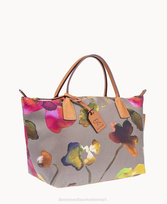 Dooney & Bourke roberta pieri blomst klassisk lille robertina-tote JV0J1136 poser taupe