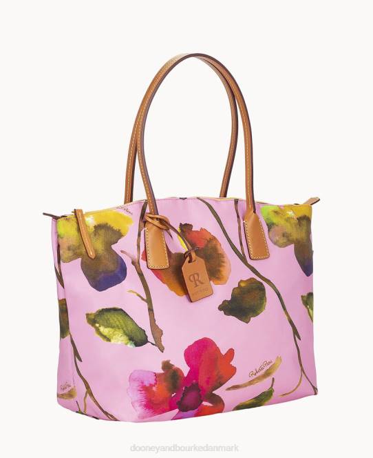Dooney & Bourke roberta pieri blomst klassisk stor robertina-tote JV0J1139 poser lyserød