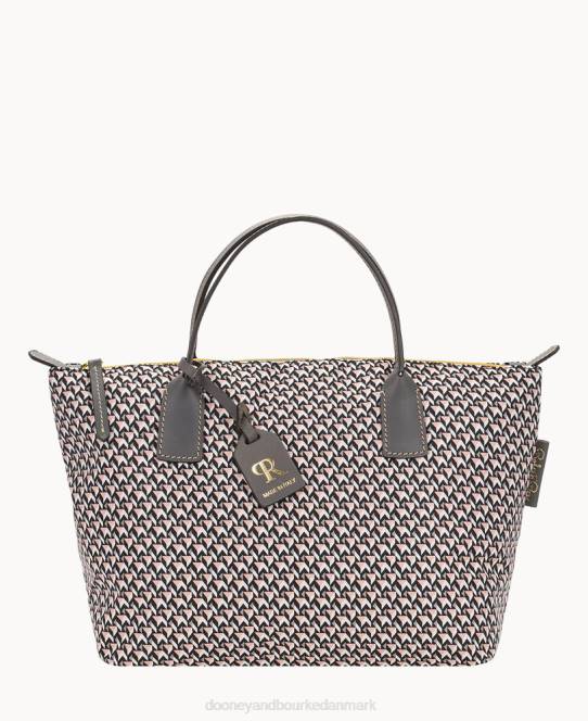Dooney & Bourke roberta pieri tatami klassisk lille robertina-tote JV0J980 poser Rose