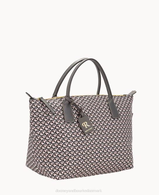 Dooney & Bourke roberta pieri tatami klassisk lille robertina-tote JV0J980 poser Rose