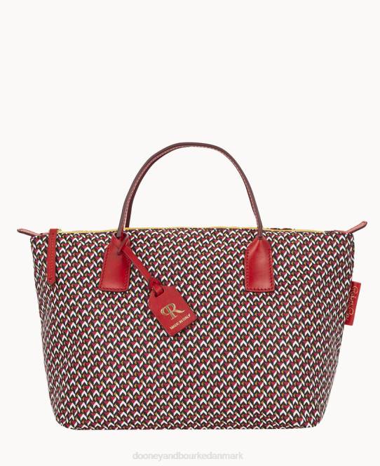 Dooney & Bourke roberta pieri tatami klassisk lille robertina-tote JV0J981 poser rubin