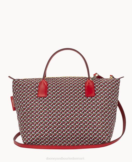 Dooney & Bourke roberta pieri tatami klassisk lille robertina-tote JV0J981 poser rubin