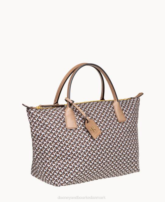 Dooney & Bourke roberta pieri tatami klassisk lille robertina-tote JV0J982 poser taupe