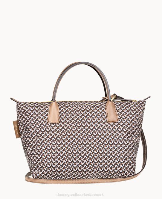 Dooney & Bourke roberta pieri tatami klassisk lille robertina-tote JV0J982 poser taupe