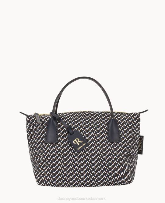 Dooney & Bourke roberta pieri tatami klassisk mini robertina tote JV0J992 poser midnatsblå