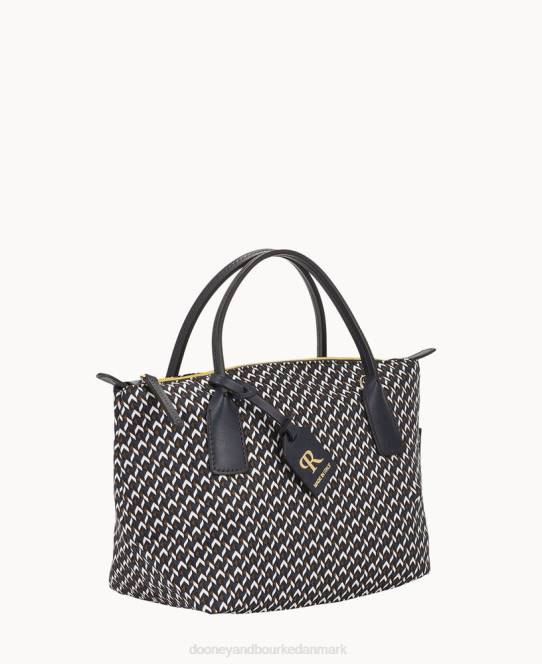 Dooney & Bourke roberta pieri tatami klassisk mini robertina tote JV0J992 poser midnatsblå