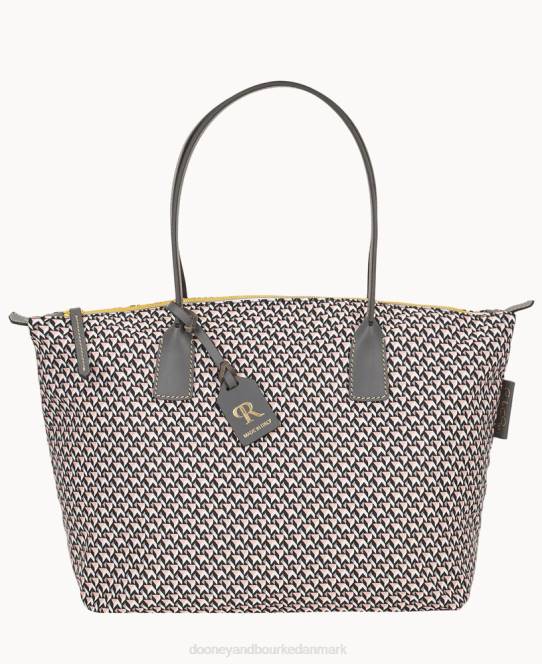 Dooney & Bourke roberta pieri tatami klassisk stor robertina-tote JV0J984 poser Rose
