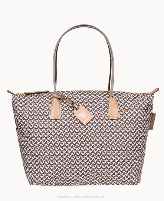 Dooney & Bourke roberta pieri tatami klassisk stor robertina-tote JV0J986 poser taupe
