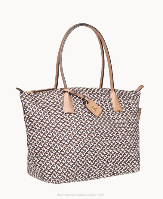 Dooney & Bourke roberta pieri tatami klassisk stor robertina-tote JV0J986 poser taupe