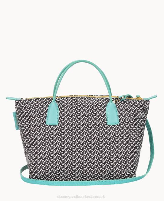 Dooney & Bourke roberta pieri tatami sjov lille robertina-tote JV0J1005 poser aqua